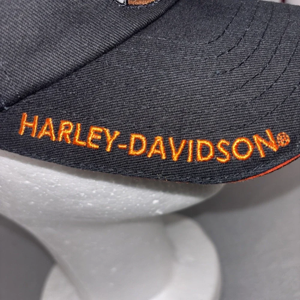 Harley-Davidson Boswell's Music City Cap Nashville Skyline Guitar Flaming Notes